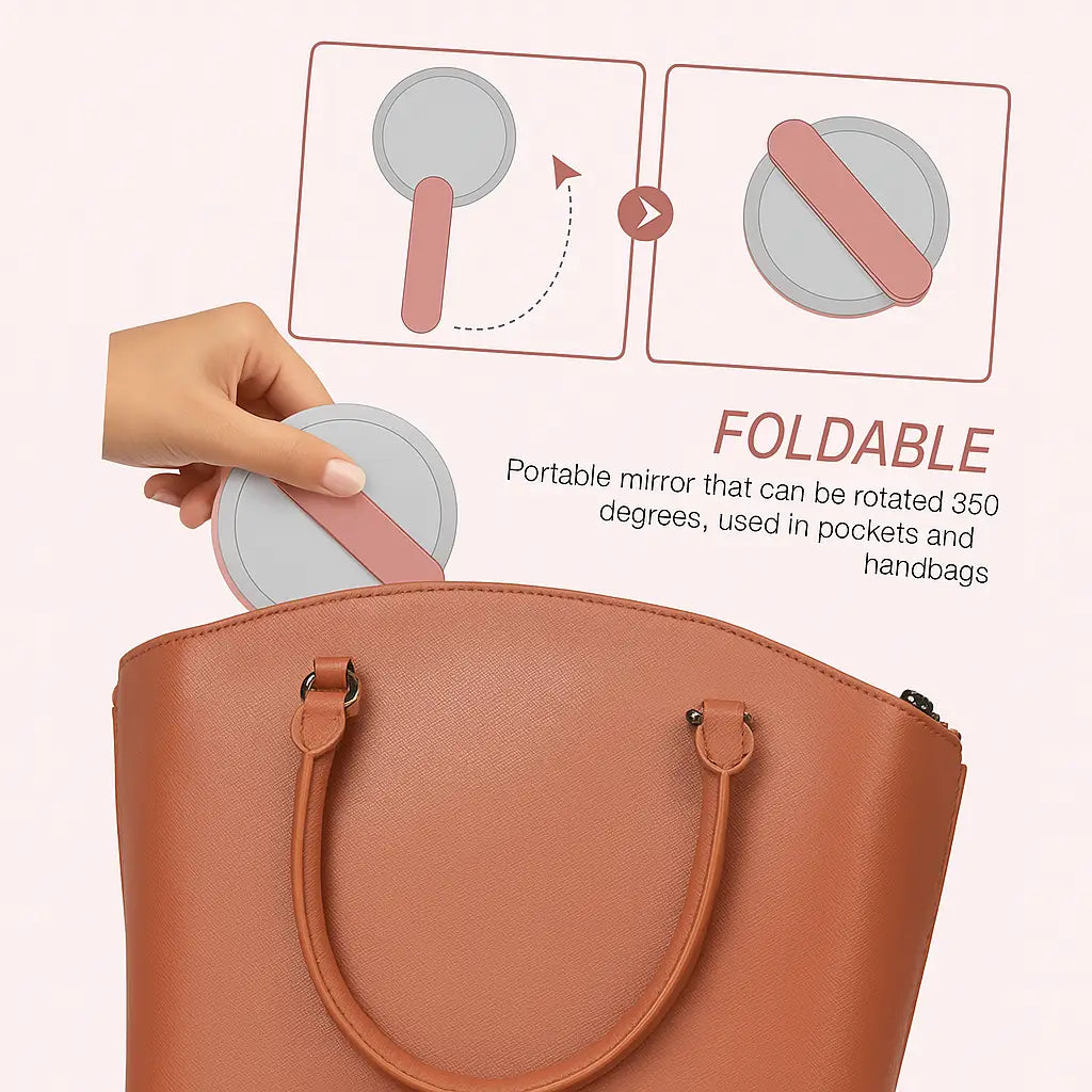 Glow Pop LED Portable Led Mirror